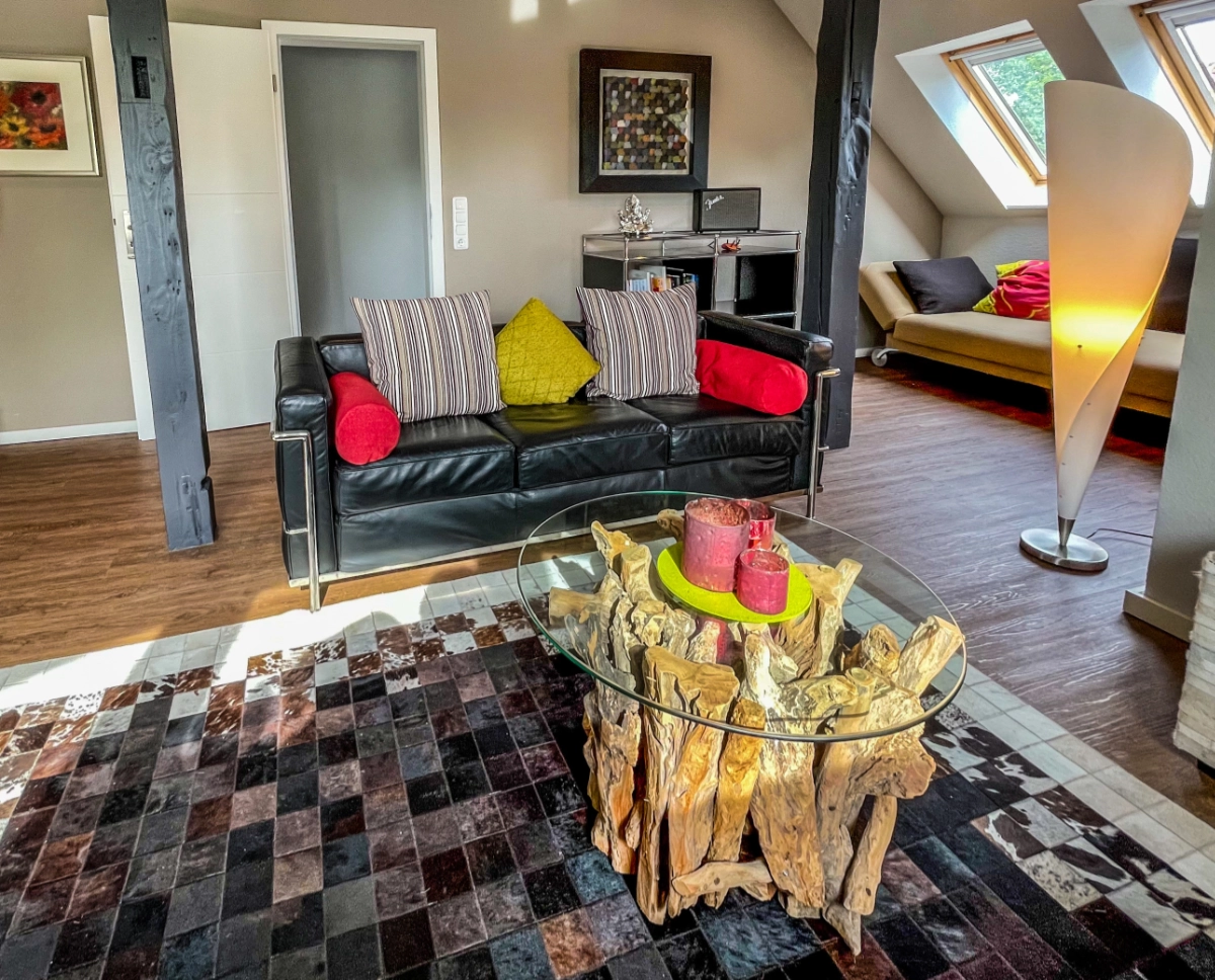 wohnzimmer Villa Zwoelf Soltau Ferienwohnung
